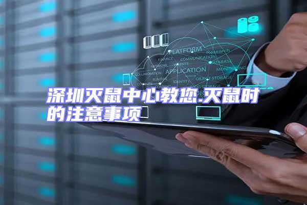 深圳滅鼠中心教您.滅鼠時(shí)的注意事項(xiàng)
