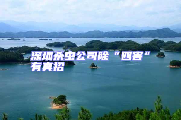 深圳殺蟲(chóng)公司除“四害”有真招
