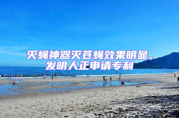 滅蠅神器滅蒼蠅效果明顯,發(fā)明人正申請專利