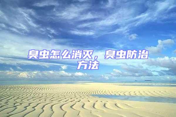 臭蟲怎么消滅，臭蟲防治方法