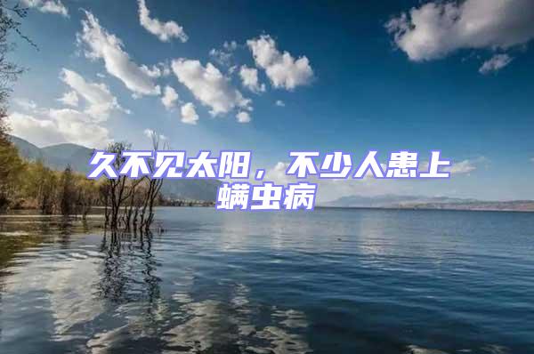 久不見太陽,不少人患上螨蟲病