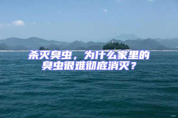 殺滅臭蟲,為什么家里的臭蟲很難徹底消滅?