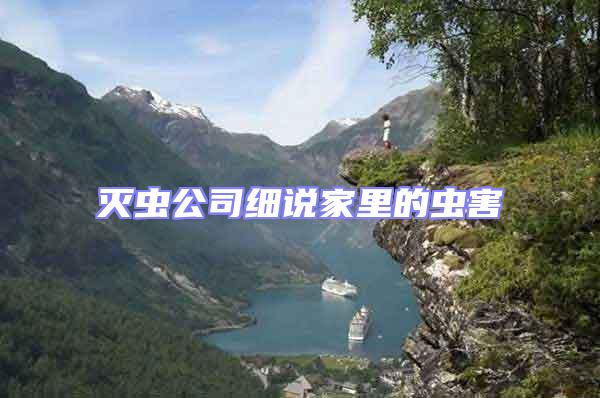 滅蟲公司細(xì)說(shuō)家里的蟲害