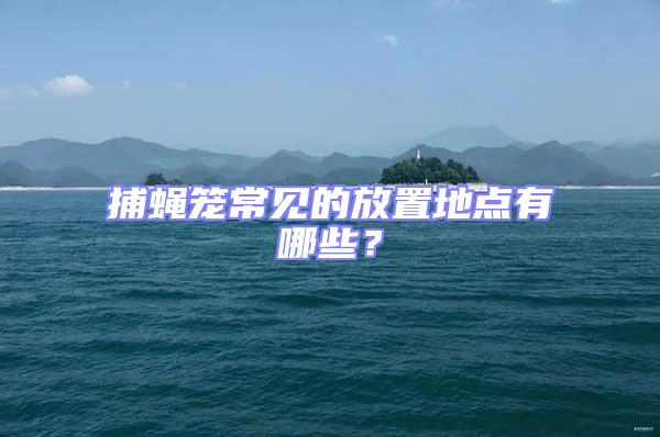 捕蠅籠常見(jiàn)的放置地點(diǎn)有哪些?