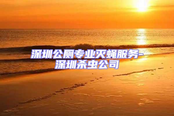 深圳公廁專業滅蠅服務-深圳殺蟲公司