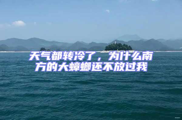 天氣都轉(zhuǎn)冷了,為什么南方的大蟑螂還不放過(guò)我