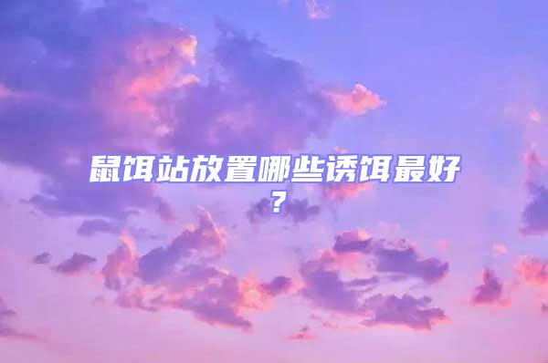 鼠餌站放置哪些誘餌最好？