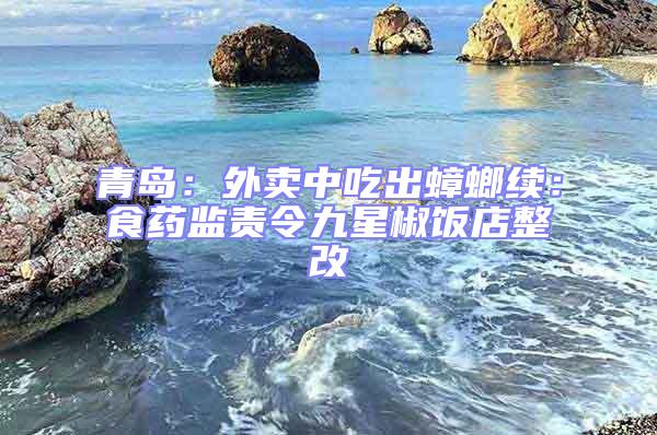 青島:外賣中吃出蟑螂續:食藥監責令九星椒飯店整改