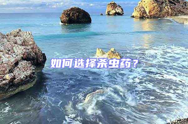 如何選擇殺蟲藥?