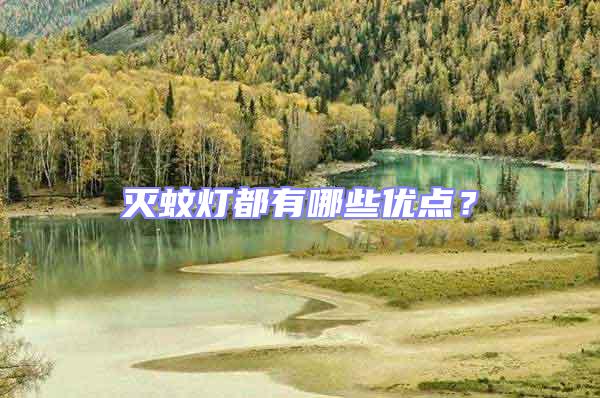 滅蚊燈都有哪些優點?