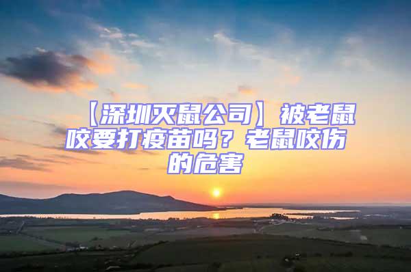 【深圳滅鼠公司】被老鼠咬要打疫苗嗎?老鼠咬傷的危害