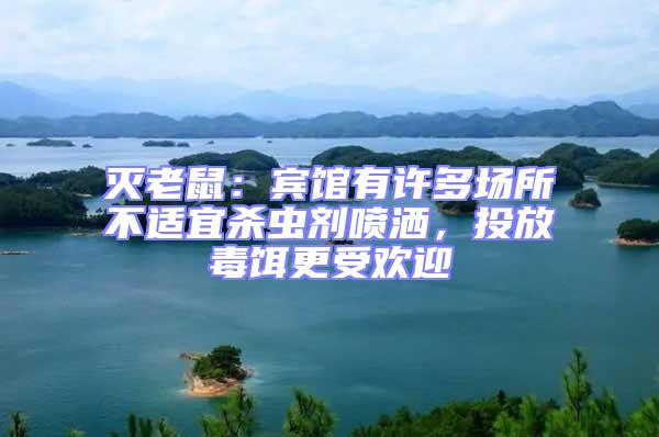 滅老鼠:賓館有許多場所不適宜殺蟲劑噴灑,投放毒餌更受歡迎