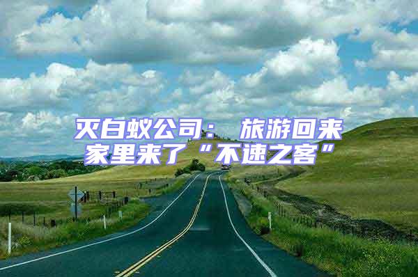 滅白蟻公司: 旅游回來家里來了“不速之客”