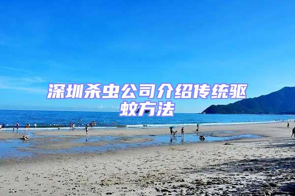 深圳殺蟲公司介紹傳統(tǒng)驅蚊方法