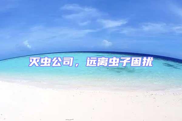 滅蟲公司,遠(yuǎn)離蟲子困擾