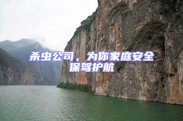 殺蟲公司,為你家庭安全保駕護航