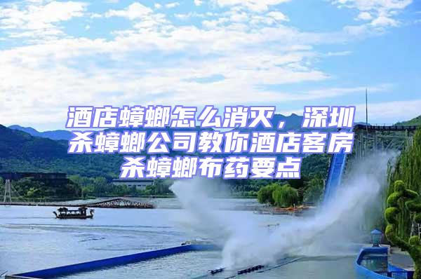 酒店蟑螂怎么消滅,深圳殺蟑螂公司教你酒店客房殺蟑螂布藥要點