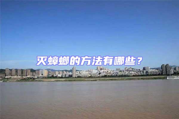 滅蟑螂的方法有哪些?