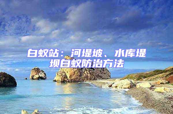 白蟻站:河堤坡、水庫堤壩白蟻防治方法