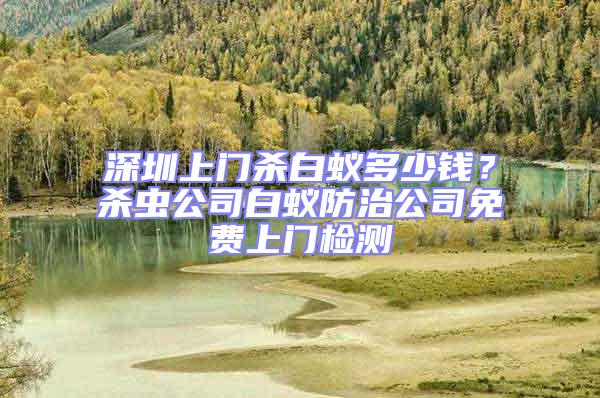 深圳上門殺白蟻多少錢?殺蟲公司白蟻防治公司免費上門檢測