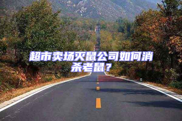超市賣場(chǎng)滅鼠公司如何消殺老鼠?