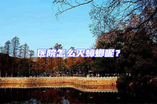 醫院怎么滅蟑螂呢?
