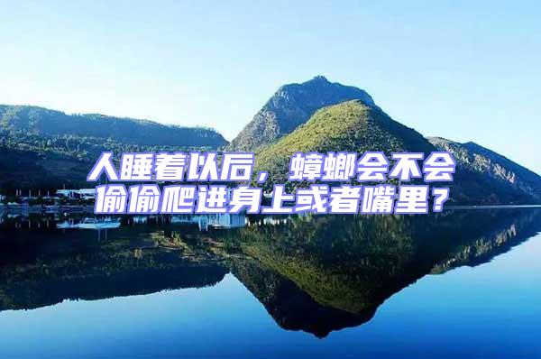 人睡著以后,蟑螂會不會偷偷爬進身上或者嘴里?