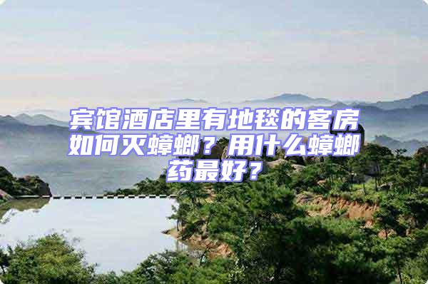 賓館酒店里有地毯的客房如何滅蟑螂？用什么蟑螂藥最好？