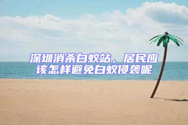 深圳消殺白蟻站,居民應(yīng)該怎樣避免白蟻侵襲呢