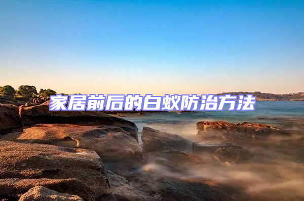 家居前后的白蟻防治方法