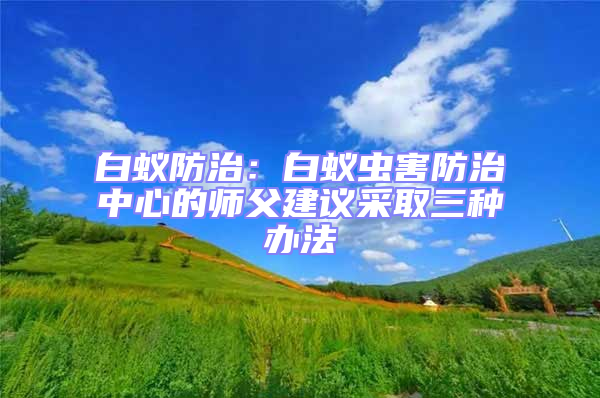 白蟻防治:白蟻蟲害防治中心的師父建議采取三種辦法