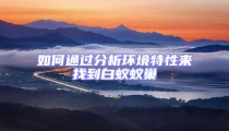 如何通過分析環境特性來找到白蟻蟻巢