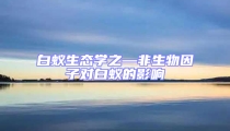 白蟻生態(tài)學(xué)之—非生物因子對白蟻的影響