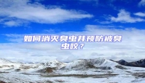 如何消滅臭蟲并預防被臭蟲咬?