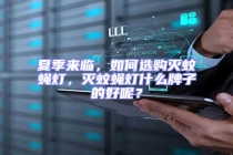 夏季來臨，如何選購滅蚊蠅燈，滅蚊蠅燈什么牌子的好呢？