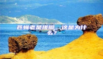蒼蠅老是搓腳,這是為什么?