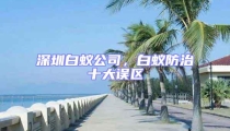 深圳白蟻公司，白蟻防治十大誤區
