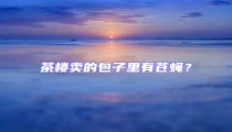 茶樓賣的包子里有蒼蠅?