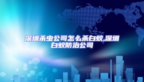 深圳殺蟲公司怎么殺白蟻,深圳白蟻防治公司