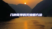 幾種簡單的滅蟑螂方法