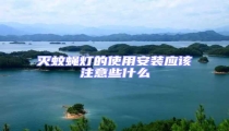 滅蚊蠅燈的使用安裝應該注意些什么