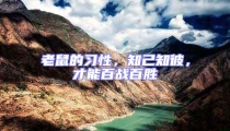 老鼠的習性,知己知彼,才能百戰百勝