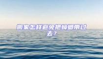 搬家怎樣避免把蟑螂帶過去?