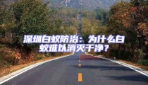 深圳白蟻防治:為什么白蟻難以消滅干凈?