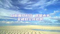 白蟻圍攻村莊 房屋木頭全被蛀空成危房