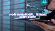 小心你家的白蟻成窩,深圳白蟻防治中心提醒