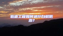 軌道工程如何進(jìn)行白蟻防治?
