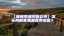 【深圳羅湖滅鼠公司】怎么判斷家里是否有老鼠?