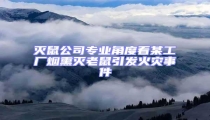 滅鼠公司專業角度看某工廠煙熏滅老鼠引發火災事件