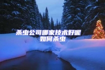 殺蟲公司哪家技術(shù)好呢  如何殺蟲